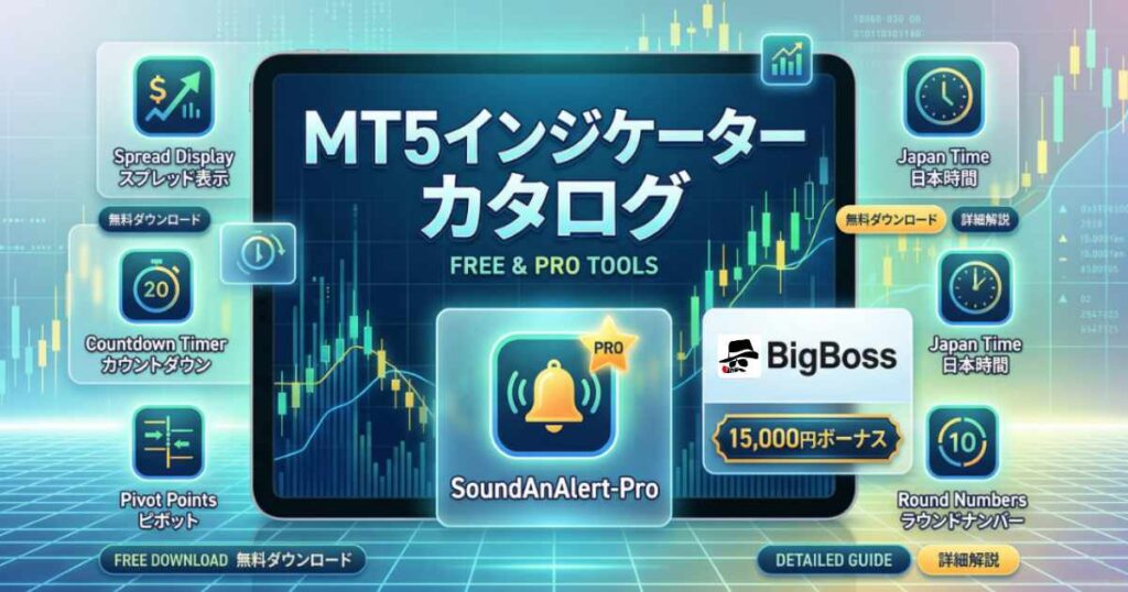 現役トレーダー開発！MT5/MT4おすすめオリジナルインジケーター一覧