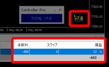TradeMaster-Proの手数料負け警告機能