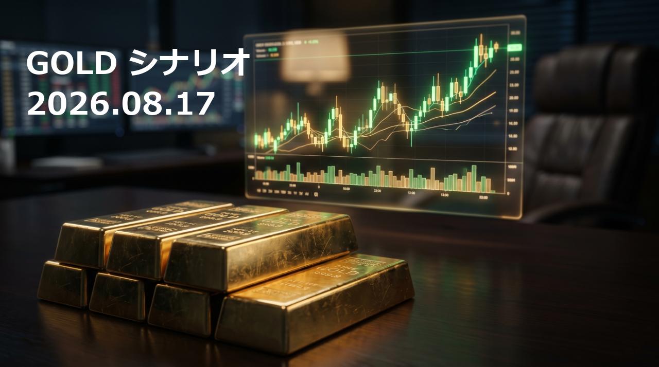 【2026-08-17】GOLD(金)最新トレードシナリオ 【2026-08-17】GOLD(金)最新トレードシナリオ