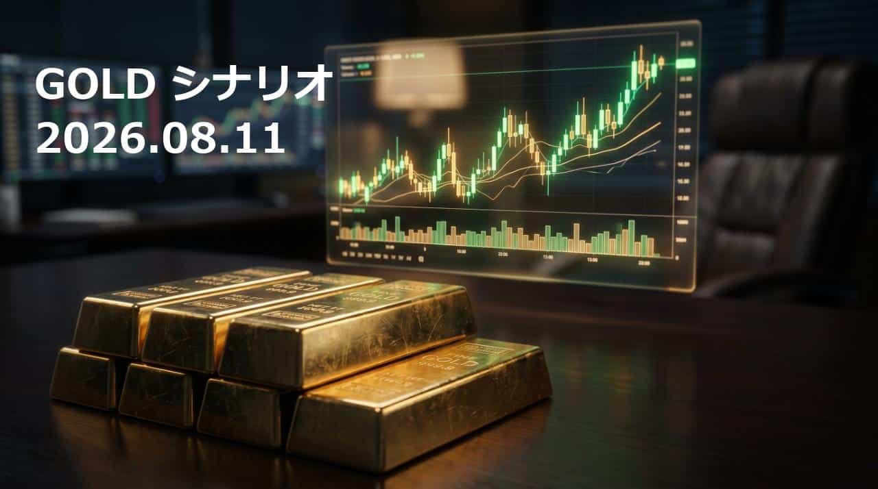 【2026-08-11】GOLD(金)最新トレードシナリオ 【2026-08-11】GOLD(金)最新トレードシナリオ